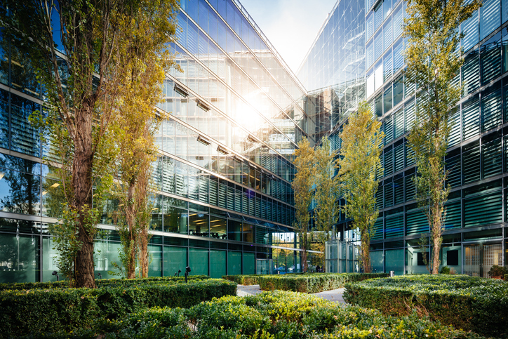 Corporate Buildings with trees Workplace Giving Australia